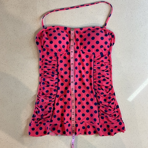 Women’s Arizona pink polka dots tankini size Medium, great condition. - Picture 10 of 10